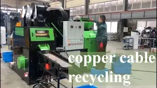 China's leading manufacturer of copper cable recycling machines.
