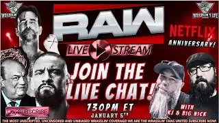 WWE RAW Live - Netflix Anniversary - Join the Chat! (January 5, 2026) #wweraw #netflix