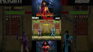 Mortal Kombat 2 Super Nintendo Милина против Саб-Зиро #подписка #mortalkombat2snes