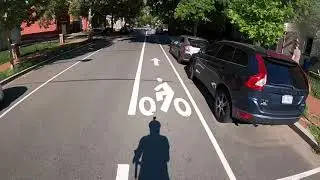 Bicycle commuting in Washington, D.C. - West End to Eckington - July 2022