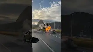 Terror on the road! Car triggers a mysterious explosion no one can explain #shrots #short #short