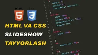 HTML CSS'DA SLIDE SHOW YASASH | #uzb #html #css #slideshow #abdulaziz #dev #frontend #dasturchi #uz