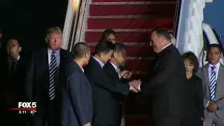 Americans released from North Korea