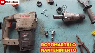COMO REALIZAR UN MANTENIMIENTO PREVENTIVO  A UN ROTOMARTILLO CROWN