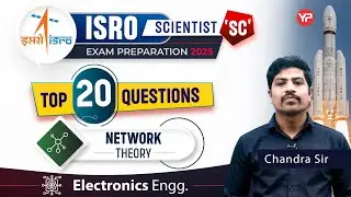 Top 20 Qs, Network Theory for ISRO 'SC' Electronics written exam preparation 2025