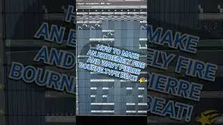 OMG! How to make an INSANELY wavy Pierre Bourne Type Beat in FL Studio! #Shorts