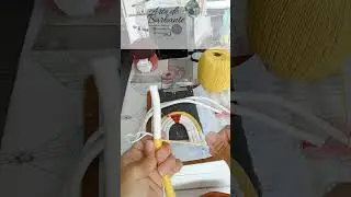 Mini TUTORIAL Criando um Arco &Iacute;ris   Le&atilde;o Simba   Macram&ecirc;💍  ✨  💰l💰🎂  🎁🎁 💜