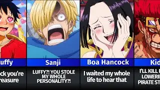 Everyone Reaction If Luffy Simped on Hancock 💘
