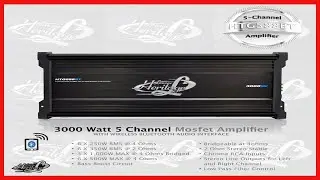 Discover the Power and Clarity of the 5-Channel Car Audio Amplifier with Bluetooth