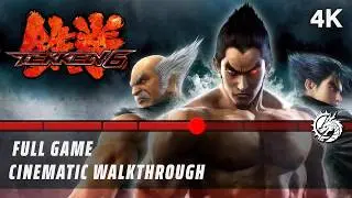 Tekken 6 Full Game Cinematic Playthrough | 4K 60FPS [No Commentary]