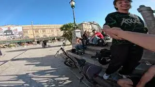 SKATEBOARDING A PALERMO IN 4K RAW: TOUR POV PIAZZA POLITEAMA