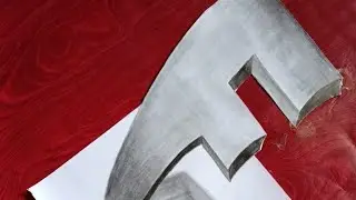Draw a 3D F in Minutes  | Simple Block Letter Art for Beginners