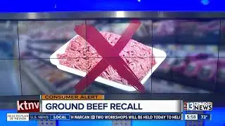 Recalled ground beef could be in Las Vegas