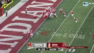 Myles Price Finds the End Zone for Six vs. Maryland | Indiana Football
