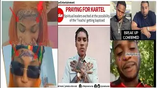Honey milon fake Tattoos Vydz kartel to Baptise Teejay Talk Split witt Romeich Ghetto Michael Jackso