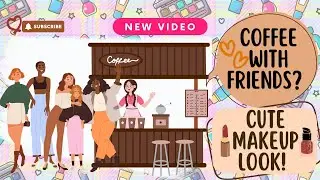 Fall Caf&eacute; Make-up with Friends: Easy Cozy Orange Glam for Autumn ✨🍊