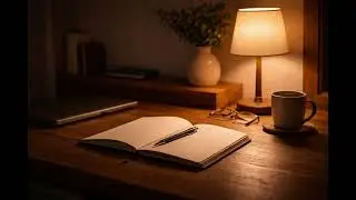 This Night Desk Visual Will Lock Your Focus | Deep Work, Calm Mind (No Talking)