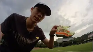 Final workout before The New Balance Mile Singapore