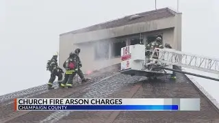 Champaign man accused of church arson pleads not guilty