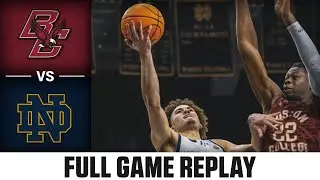 Boston College vs. Notre Dame Full Game Replay | 2025-26 ACC Men's Basketball