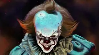 Digital Painting Time-lapse: Pennywise - IT (2017)