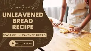 Unleavened Bread Recipe #feastdays #passover #unleavenedbread #firstfruits #appointedtimes #Yeshua