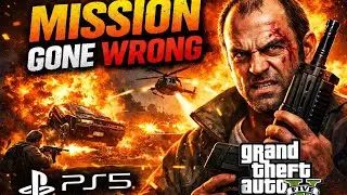 🔥 Grand Theft Auto V PS5 Gameplay | High Graphics | Intense Mission Action 🔥