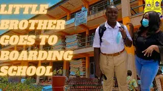 Vlog- I took MY LITTLE BROTHER to THE BEST BOYS SHS IN GHANA|I could not let him go😢||FREE SHS