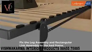 @ Installation of folding wall double bed by ebco WBHD-1 