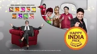 Sony Networks &lsquo;HAPPY INDIA&rsquo; pack at just Rs. 31 per month