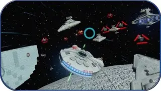 DESTROY THE DEATH STAR?! - 100 TIE FIGHTERS Toy Box Funny Moments - Disney Infinity 3.0