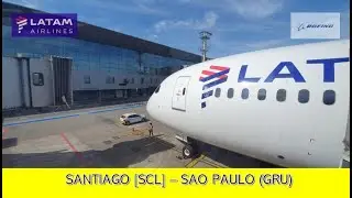 PRIMER REPORTE DE VUELO INTERNACIONAL|  SAO PAULO DESDE SANTIAGO | BOEING 787-8  | LATAM AIRLINES |