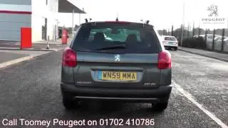 2009  Peugeot 207 SW  Sport  1.6l Lunar Mist Metallic WN59MMA for sale at Toomey Peugeot Southend