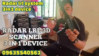 RADAR LRL SYSTEM 3D SCANNER, 3 IN 1 DEVICE