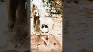 Lion Fight Ends in Surprise | Elephant Water Trick Revealed #LionFight #ElephantMagic