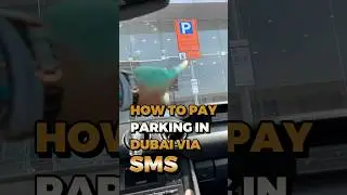 How to Pay Parking In Dubai Via SMS #shorts