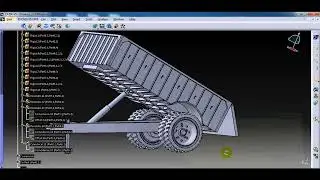 Tutorial - CATIA DMU Kinematics Tractor Trolley