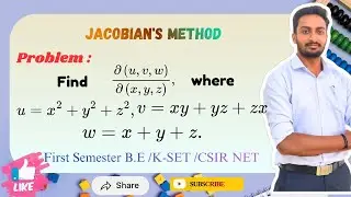 Jacobian's Method :find d(u, v, w)/d(x, y, z) where u=x^2+y ^2+z^2,v=xy+yz+zx,w=x+y+z.