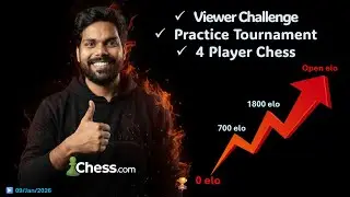 Practice Tournament & 4 Player Chess♟️| Chess.com #main #chesslive #chessindia #chessstream