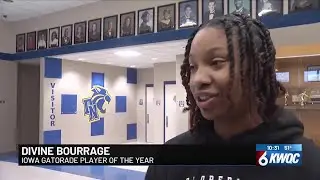 Divine Bourrage wins Iowa Gatorade Player of the Year