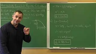 Tupaj: Regents Gravitation Video 2, Horizontally Launched Projectile Calculations