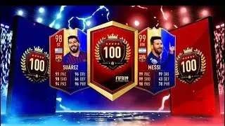 FIFA 19 FUT CHAMPS GOLD 2 REWARDS RED 99 MESSI AND RED 98 SUAREZ