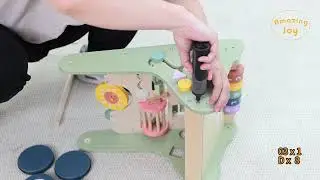 Video of wooden baby walker installation