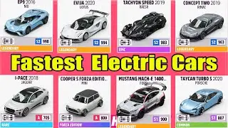 Forza Horizon 5 Fastest  Electric Cars (all Electric Cars 2022)