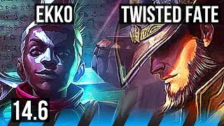 EKKO vs TF (MID) | 14/2/4, 500+ games, Godlike | BR Master | 14.6