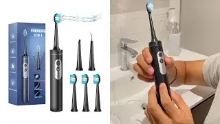 Water Dental Flosser with Electric Toothbrush 3 in 1 Teeth Cleaning Kit Review