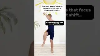 The best way to practice balance #seniorfitness
