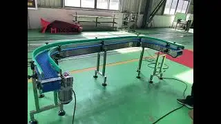 modular belt conveyor #machine #manufacturing #linkconveyors #productionline  #modularbelt