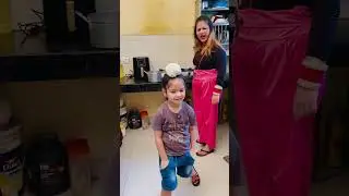 Mumma Ke Samne Bahubali 😂 #funny #aaradhya