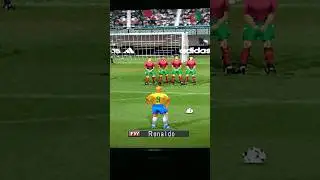 World Soccer Winning Eleven 2000 - Ronaldo Fen&ocirc;meno #we2000 #ps1 #ronaldofen&ocirc;meno #brasil #freekick